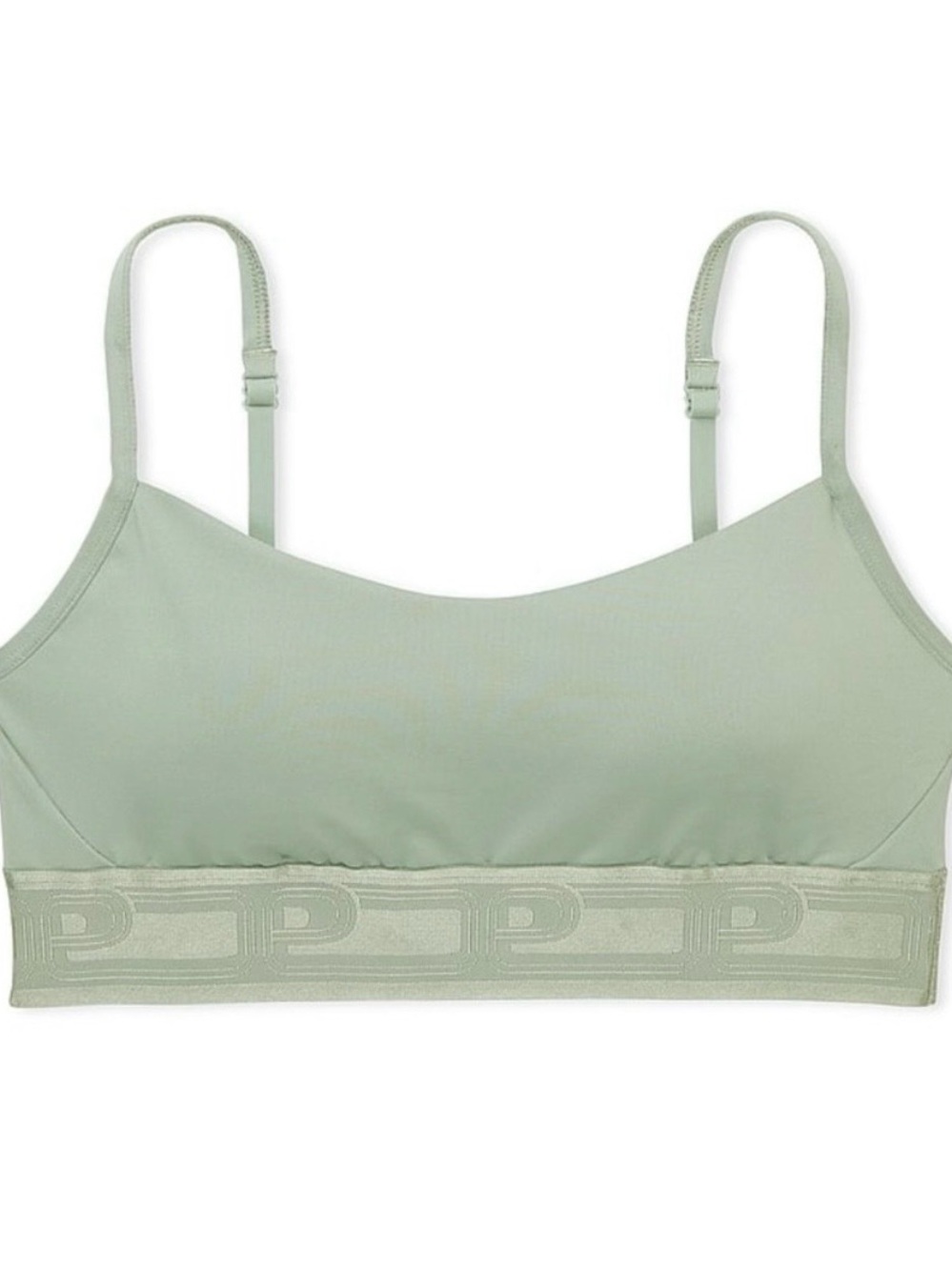 Victoria's Secret PINK Ultimate Lightly Lined Sports Bra Sage Green Size Small